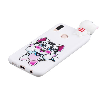 3D Cute Doll Pattern Printing TPU Mobile Case for Huawei P20 Lite / Nova 3e