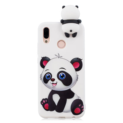 3D Cute Doll Pattern Printing TPU Mobile Case for Huawei P20 Lite / Nova 3e