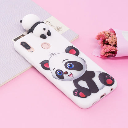 3D Cute Doll Pattern Printing TPU Mobile Case for Huawei P20 Lite / Nova 3e