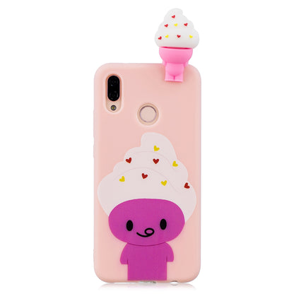 3D Cute Doll Pattern Printing TPU Mobile Case for Huawei P20 Lite / Nova 3e