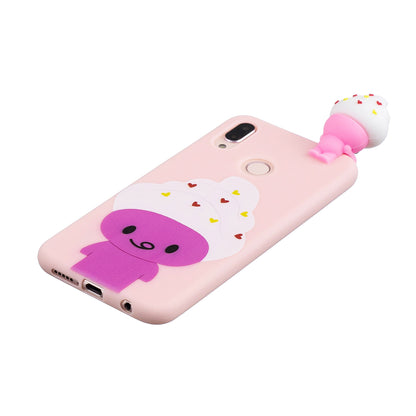 3D Cute Doll Pattern Printing TPU Mobile Case for Huawei P20 Lite / Nova 3e