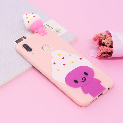 3D Cute Doll Pattern Printing TPU Mobile Case for Huawei P20 Lite / Nova 3e