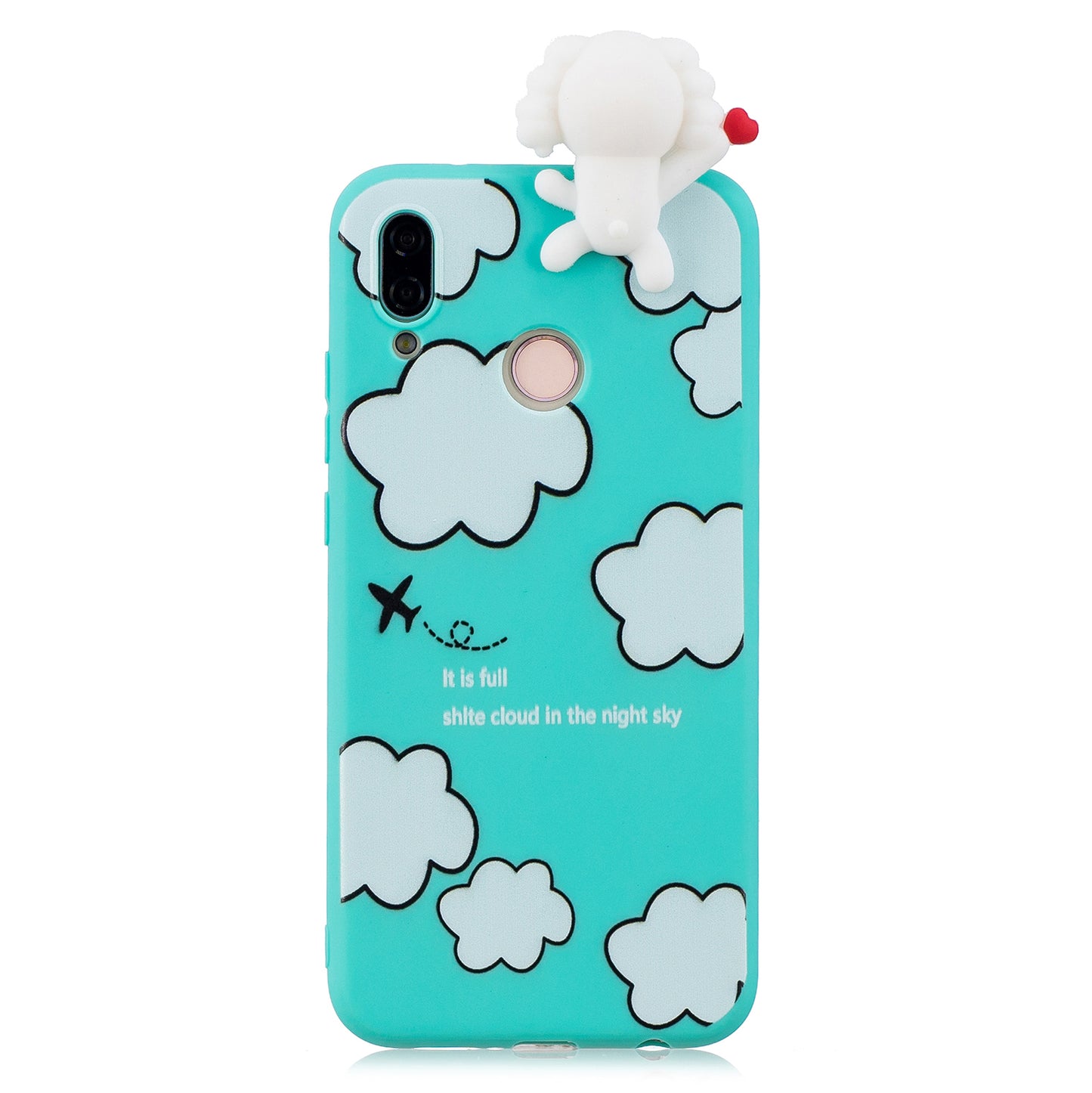 3D Cute Doll Pattern Printing TPU Mobile Case for Huawei P20 Lite / Nova 3e