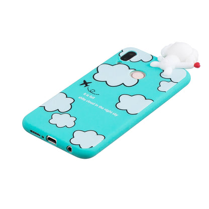 3D Cute Doll Pattern Printing TPU Mobile Case for Huawei P20 Lite / Nova 3e