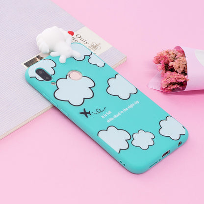 3D Cute Doll Pattern Printing TPU Mobile Case for Huawei P20 Lite / Nova 3e