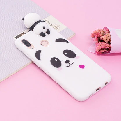 3D Animal Pattern Printing Soft TPU Case for Huawei P20 Lite / Nova 3e