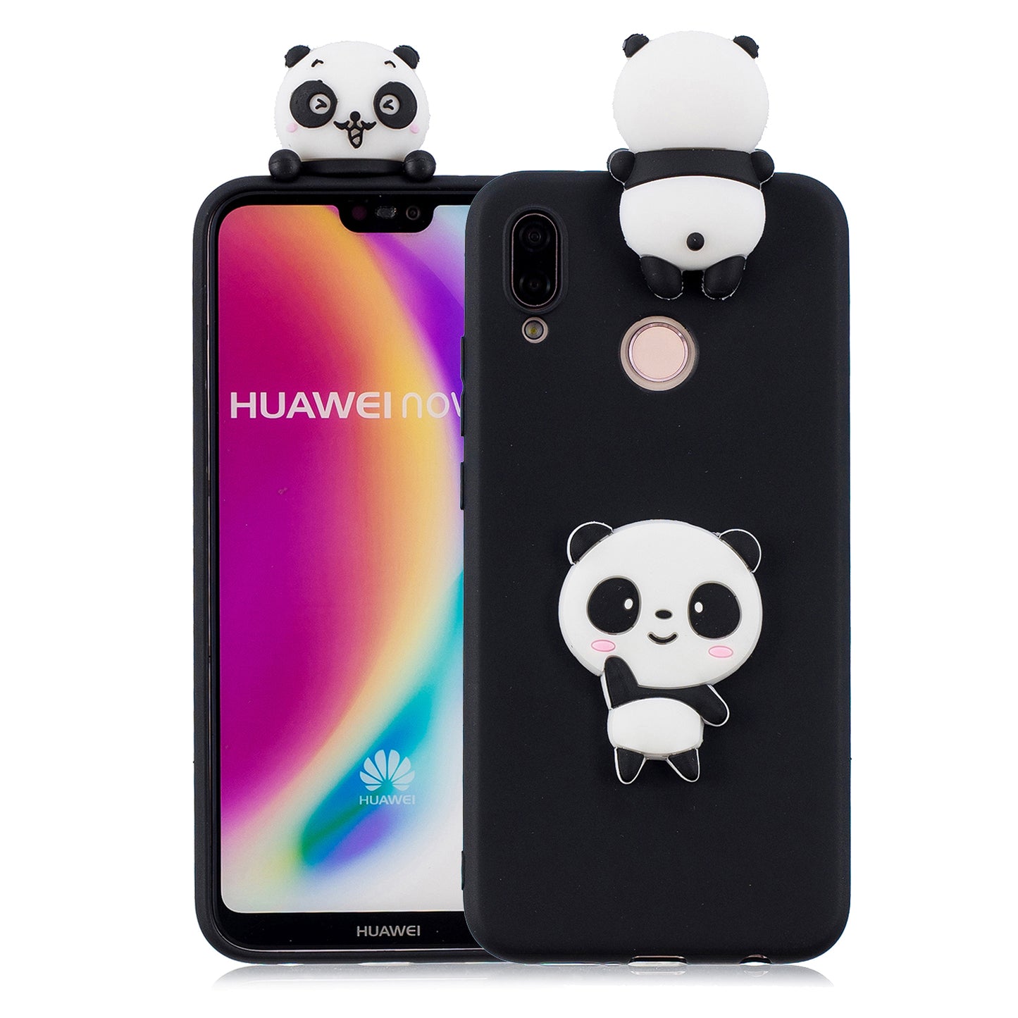 3D Cute Doll Pattern Printing TPU Case for Huawei P20 Lite / Nova 3e