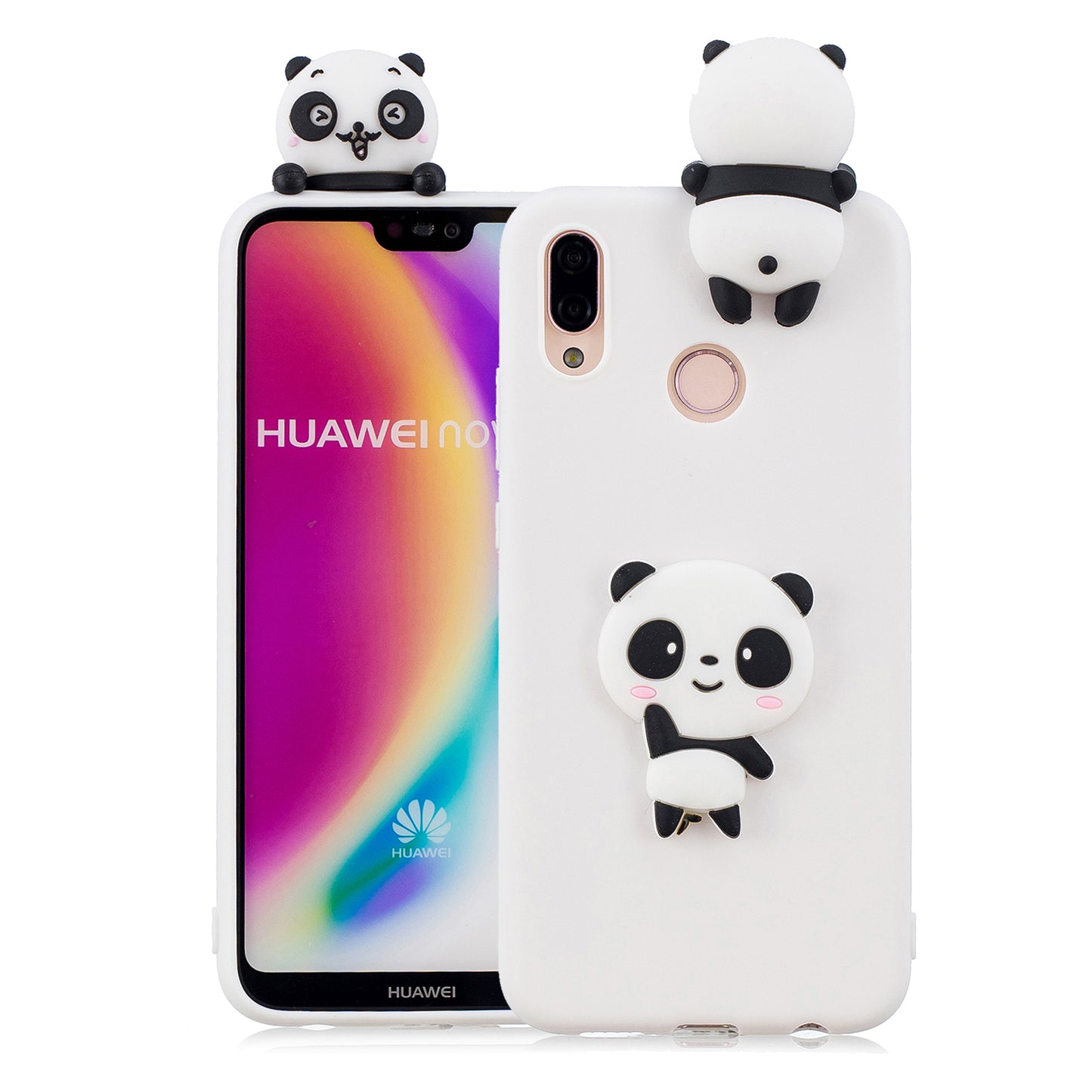 3D Cute Doll Pattern Printing TPU Case for Huawei P20 Lite / Nova 3e