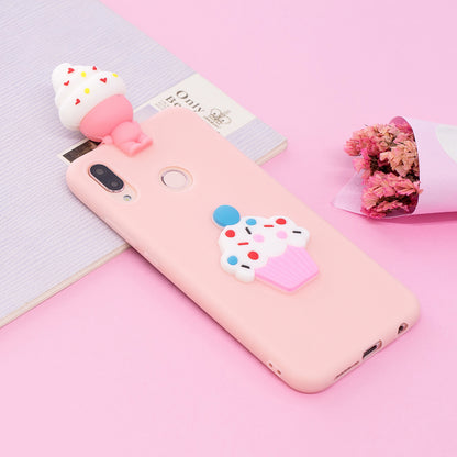 3D Cute Doll Pattern Printing TPU Case for Huawei P20 Lite / Nova 3e