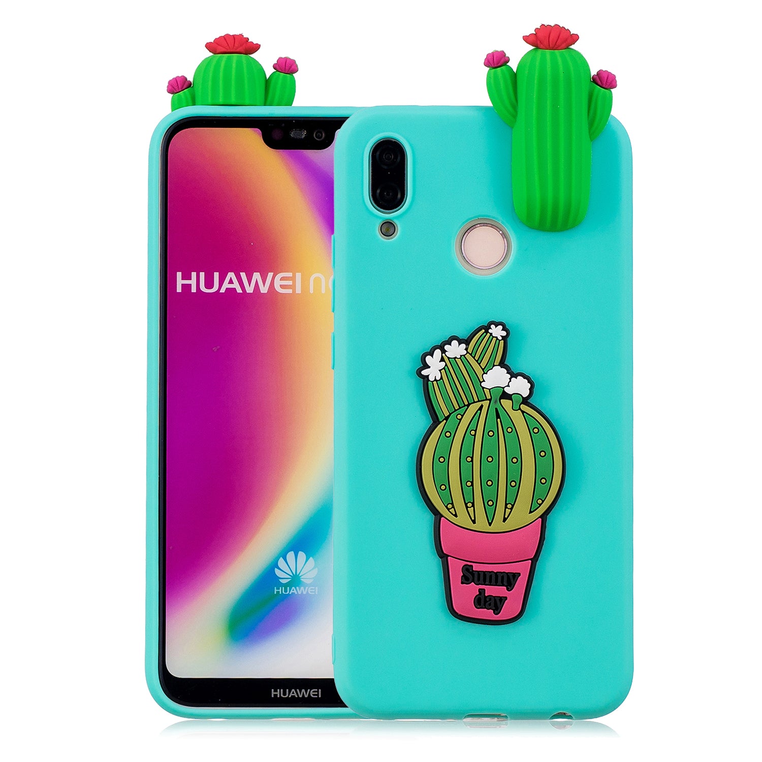 3D Cute Doll Pattern Printing TPU Case for Huawei P20 Lite / Nova 3e