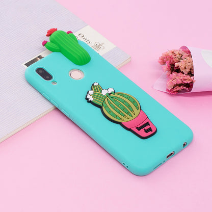 3D Cute Doll Pattern Printing TPU Case for Huawei P20 Lite / Nova 3e