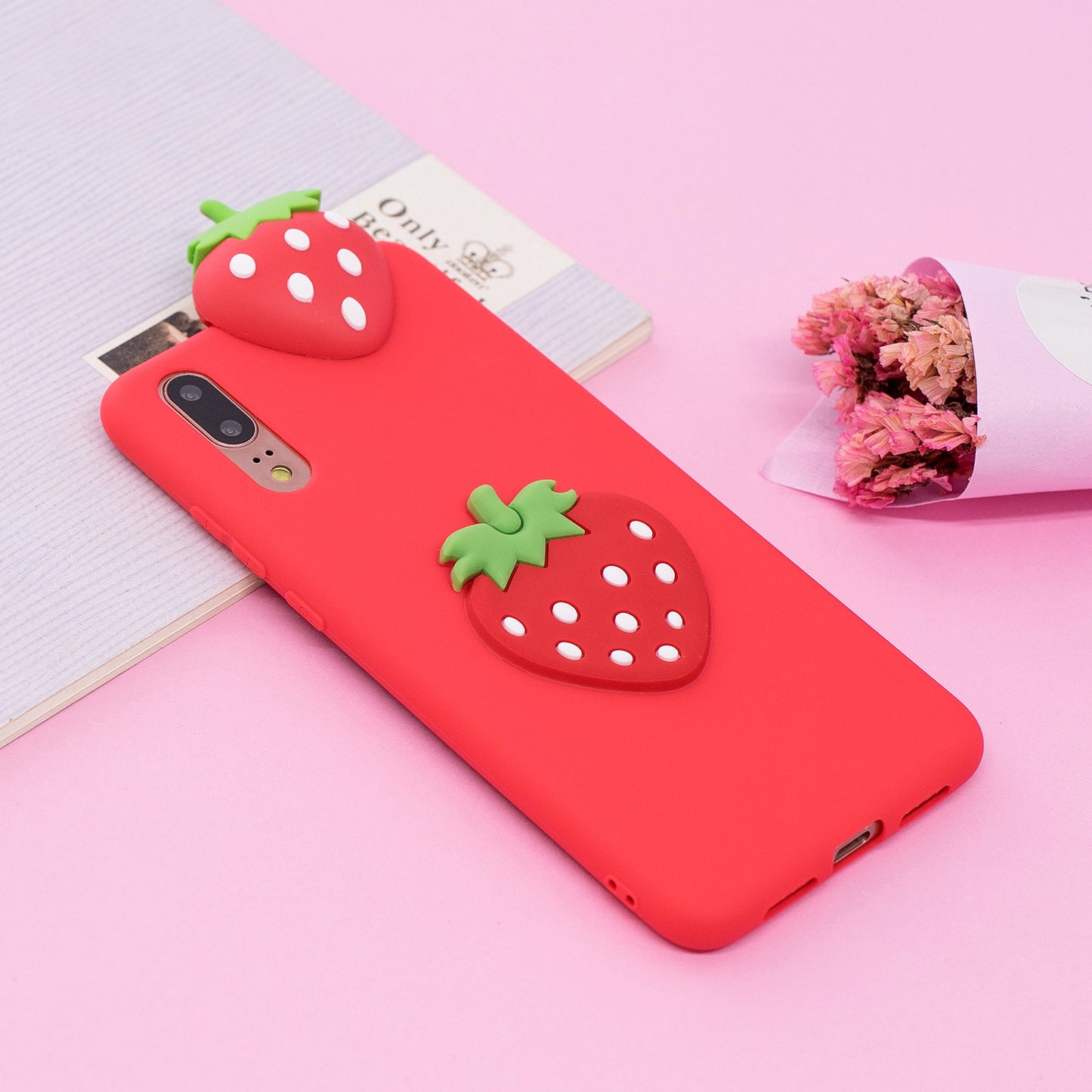 3D Cute Doll Pattern Printing TPU Back Case for Huawei P20