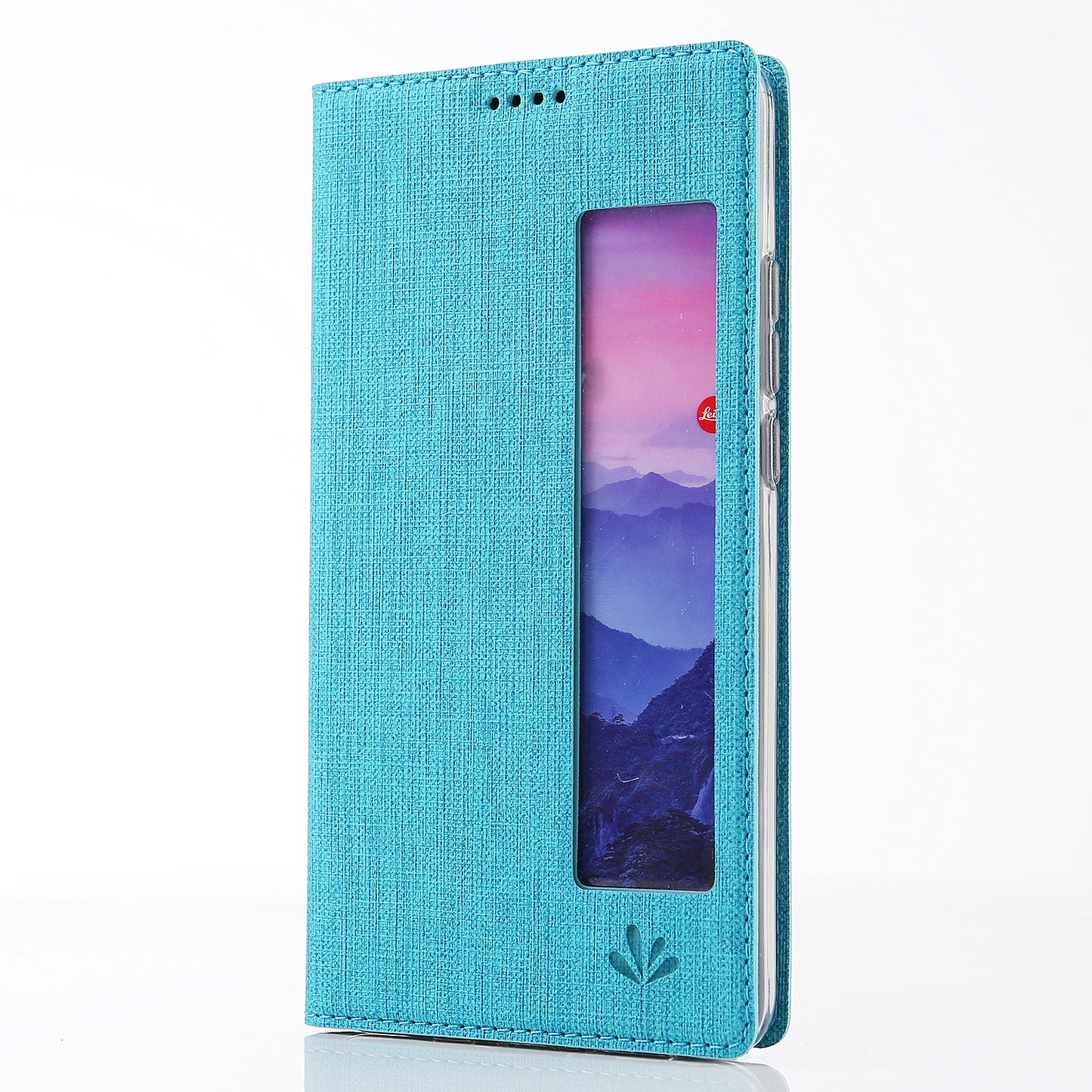 VILI DMX Cross Texture View Window Leather Case for Huawei P20 Pro