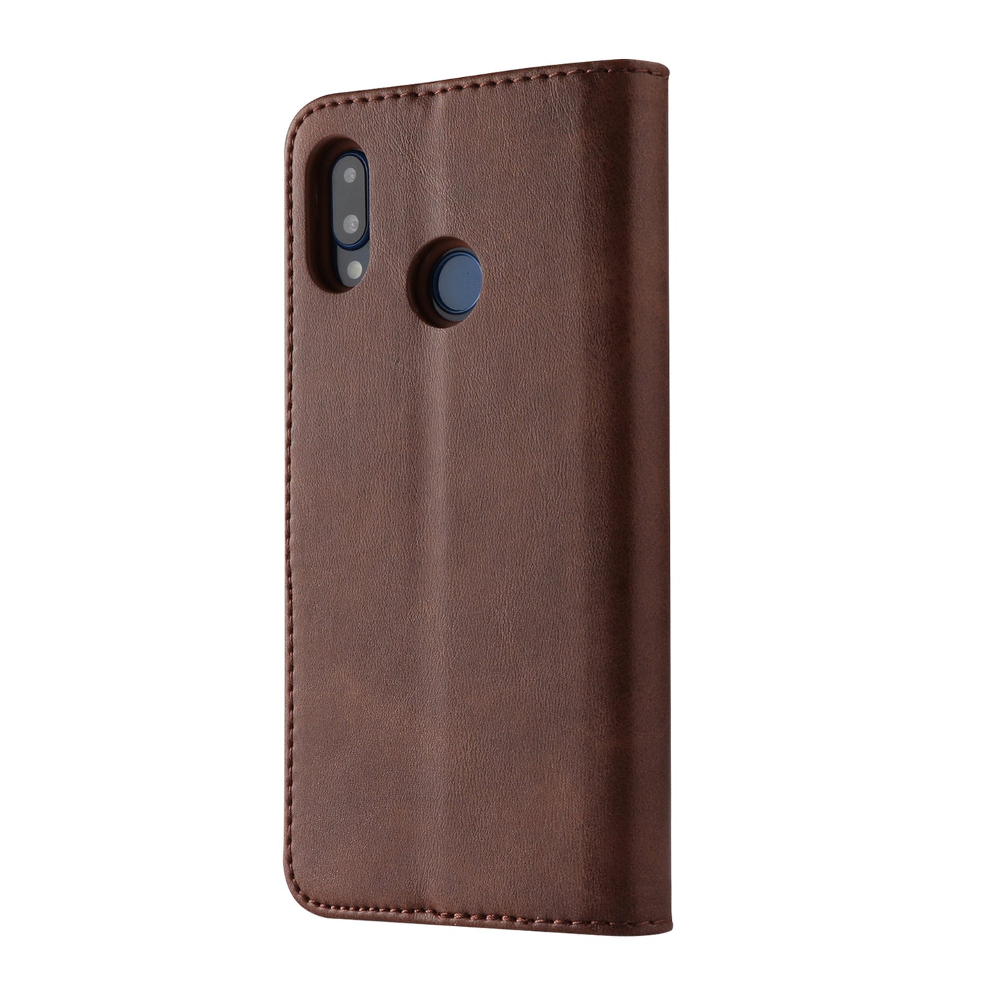 LC.IMEEKE Leather Mobile Phone Case for Huawei P20 Lite/Nova 3e with Reversible Magnetic Clasp Wallet Stand Functions