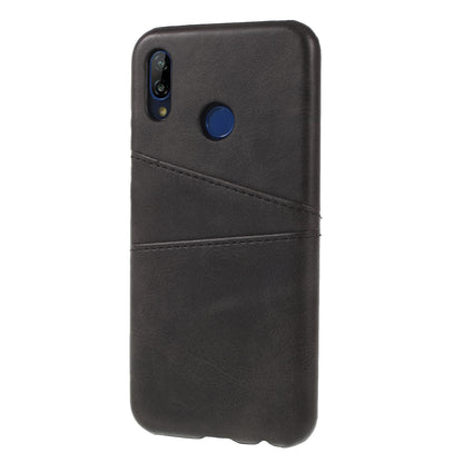 Double Card Slots PU Leather Coated PC Mobile Case for Huawei P20 Lite / Nova 3e