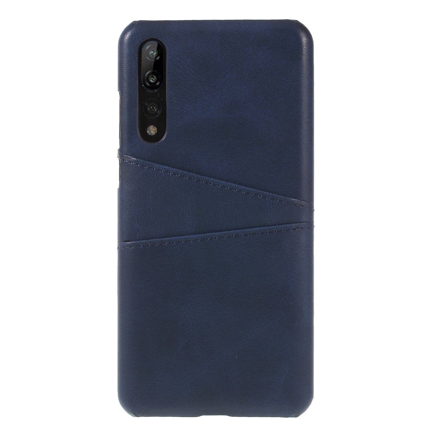 Card Holder PU Leather Coated PC Phone Cover for Huawei P20 Pro