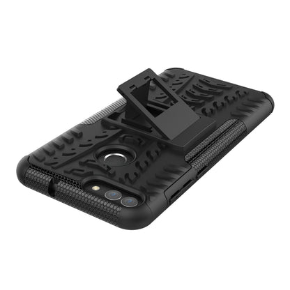 Anti-slip PC + Silicone Hybrid Case with Kickstand for Huawei P Smart / Enjoy 7S