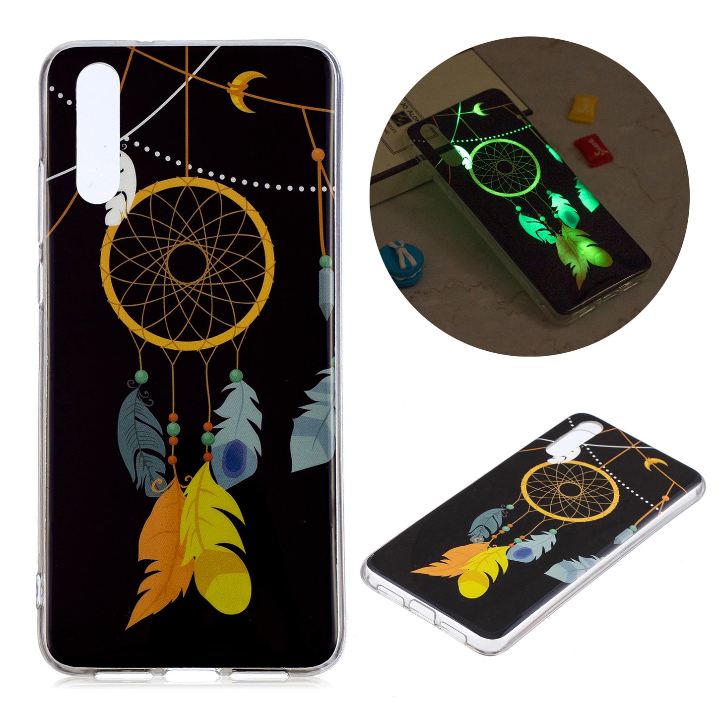 Luminous IMD Patterned Soft TPU Gel Case for Huawei P20 Pro