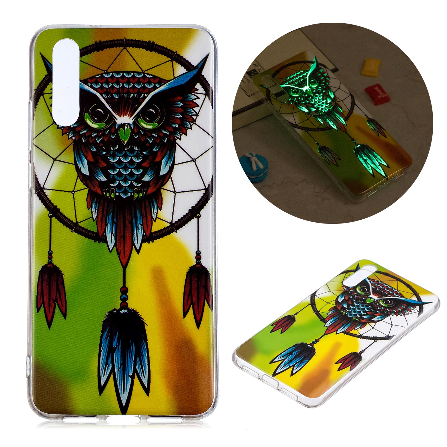 Luminous IMD Patterned Soft TPU Gel Case for Huawei P20 Pro