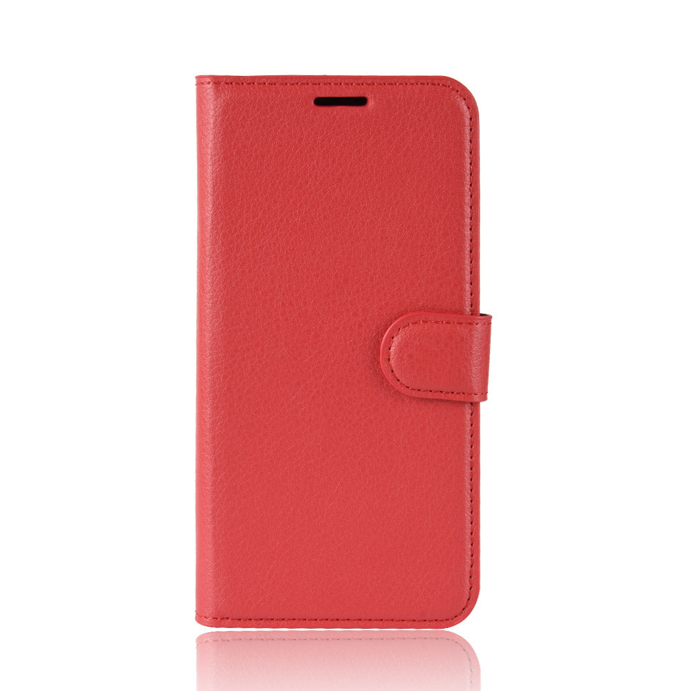 Litchi Texture Wallet Stand Leather Phone Case for Huawei Honor 10