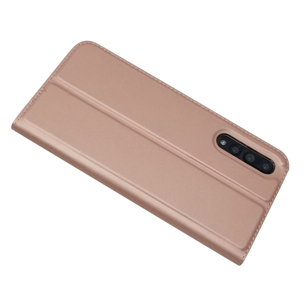 Magnetic Adsorption Leather Stand Phone Casing with Card Slot for Huawei P20 Pro