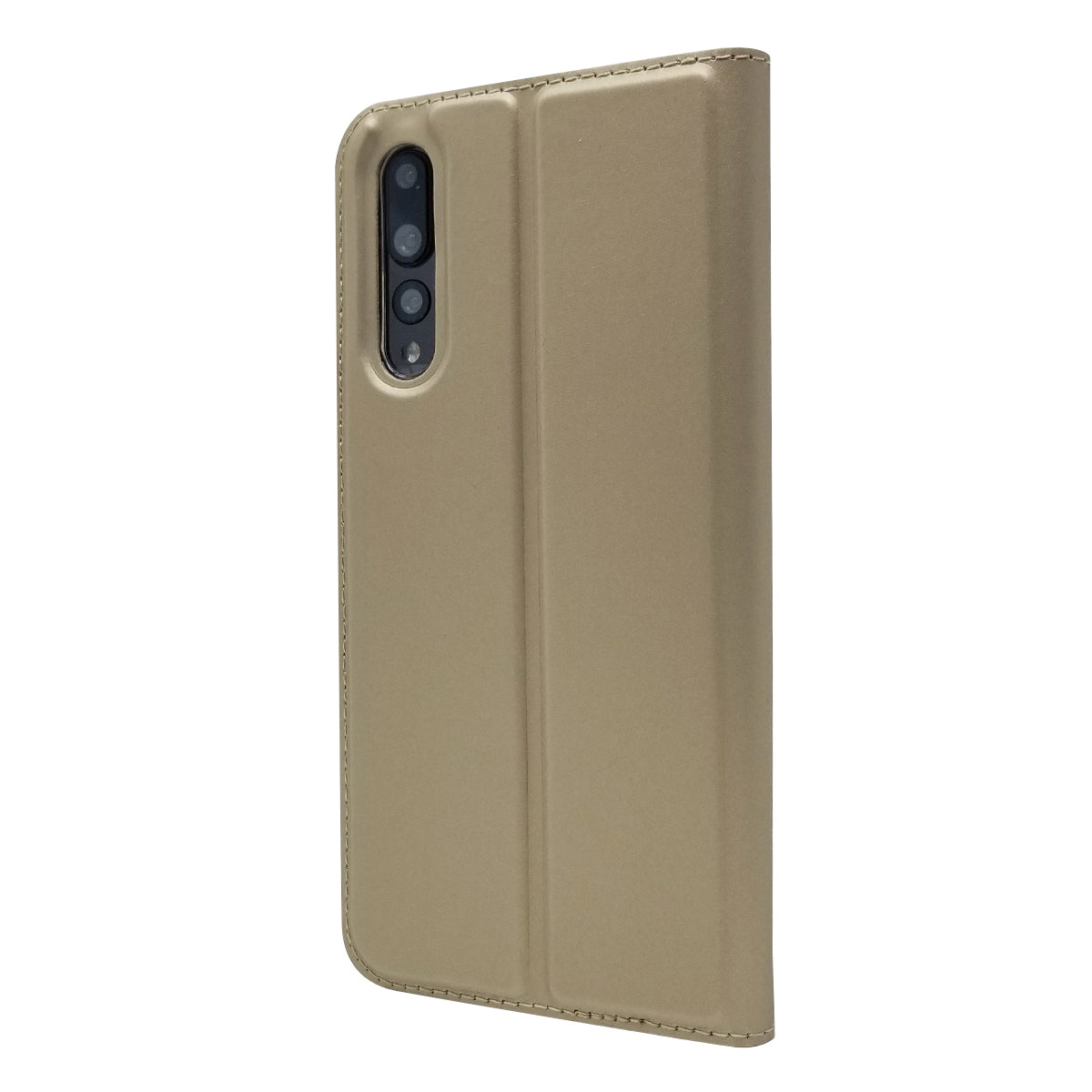 Magnetic Adsorption Leather Stand Phone Casing with Card Slot for Huawei P20 Pro