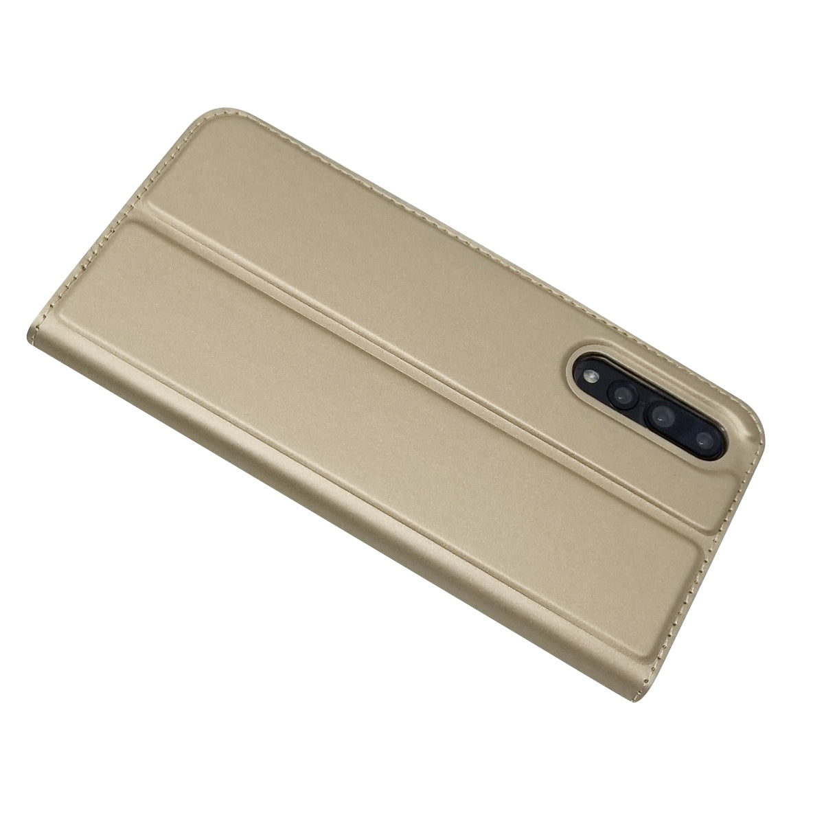 Magnetic Adsorption Leather Stand Phone Casing with Card Slot for Huawei P20 Pro