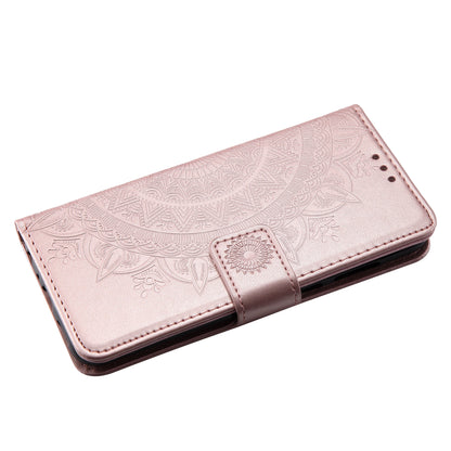 Imprint Butterfly Flower Leather Wallet Case for Huawei P Smart / Enjoy 7S