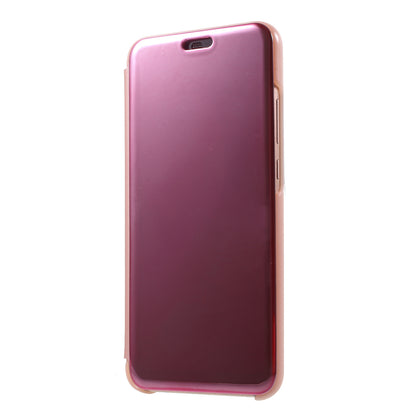 Plated Mirror Surface Leather Stand Cell Phone Case for Huawei P20 Lite / Nova 3e (China)