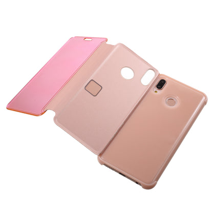 Plated Mirror Surface Leather Stand Cell Phone Case for Huawei P20 Lite / Nova 3e (China)