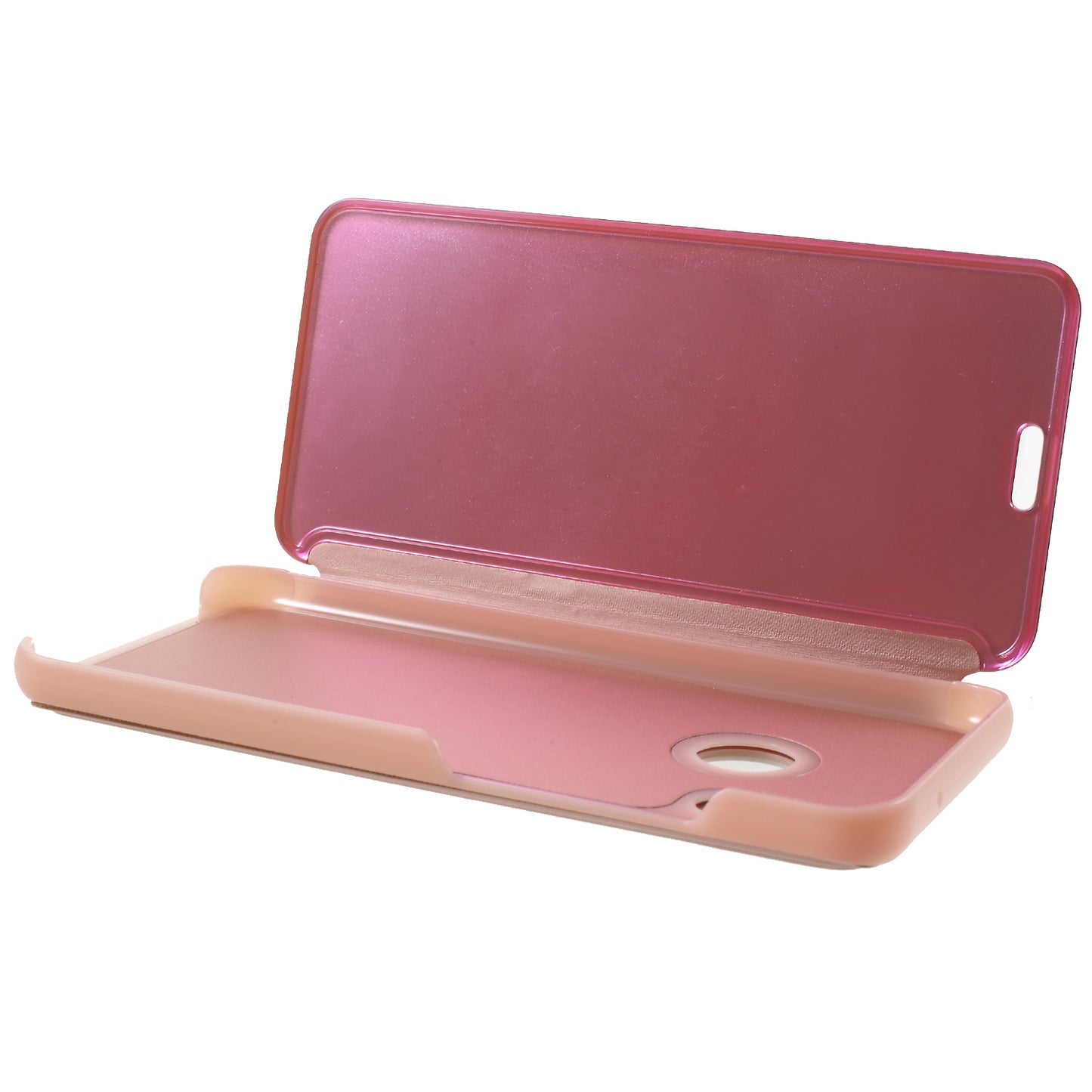 Plated Mirror Surface Leather Stand Cell Phone Case for Huawei P20 Lite / Nova 3e (China)