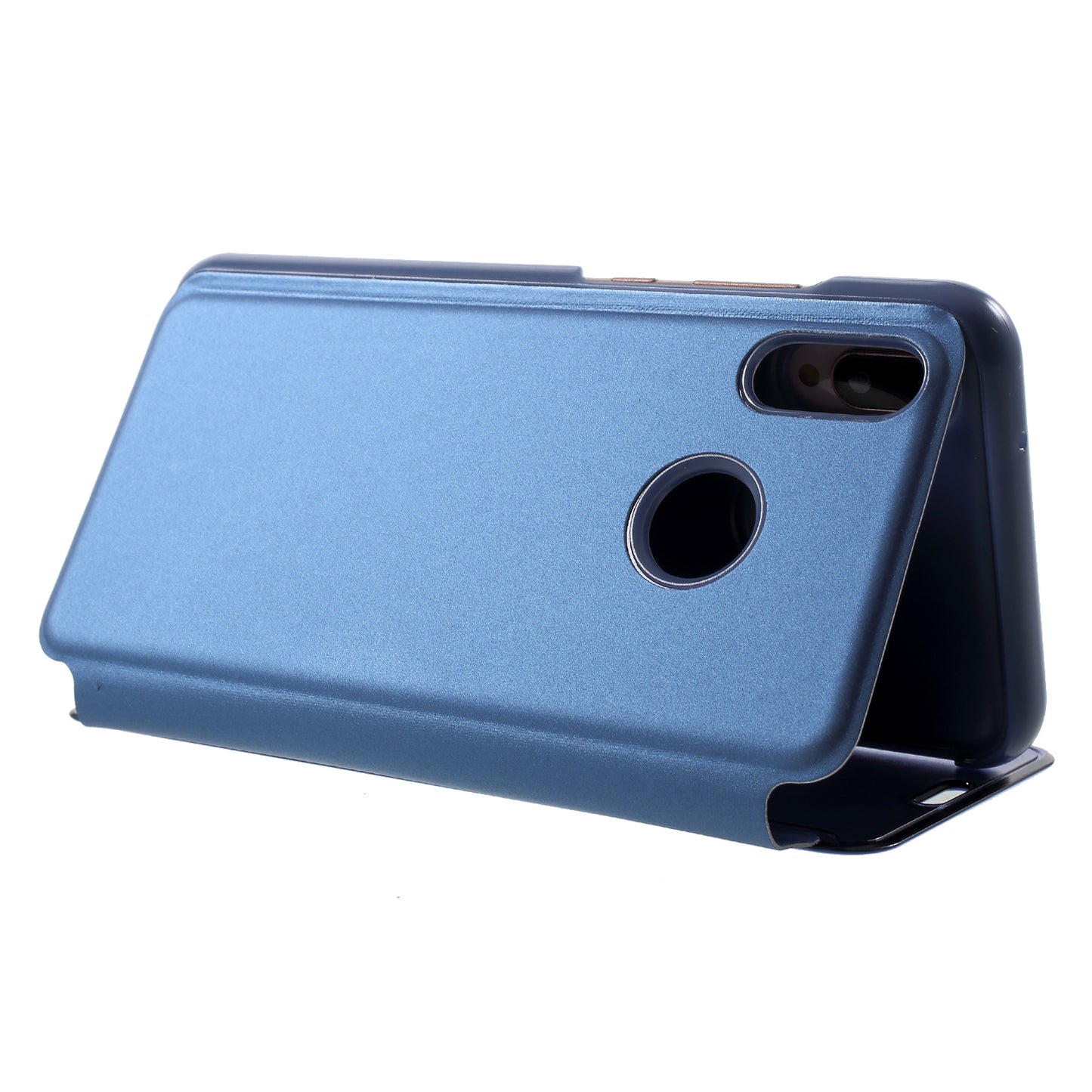 Plated Mirror Surface Leather Stand Cell Phone Case for Huawei P20 Lite / Nova 3e (China)