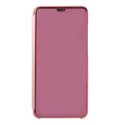 Plated Mirror Surface Leather Stand Mobile Flip Case for Huawei P20 Pro