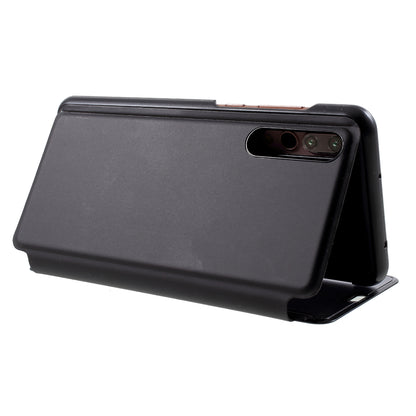 Plated Mirror Surface Leather Stand Mobile Flip Case for Huawei P20 Pro