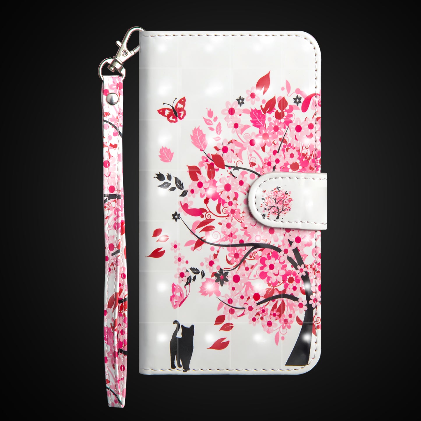 Pattern Printing Leather Wallet Cover for Huawei P20 Lite / Nova 3e