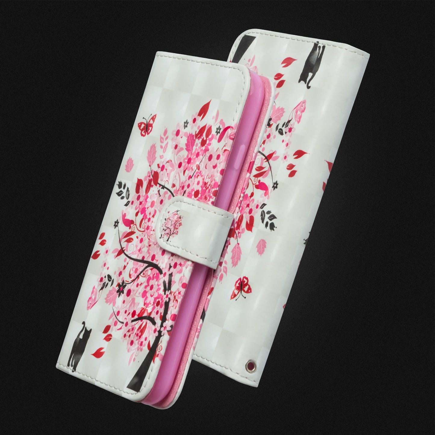 Pattern Printing Leather Wallet Cover for Huawei P20 Lite / Nova 3e