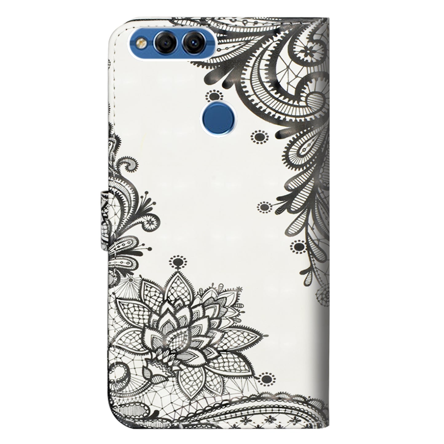 Pattern Printing Wallet Stand Leather Flip Case for Huawei P Smart / Enjoy 7S