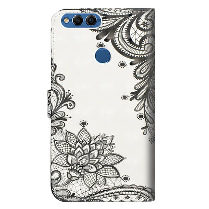 Pattern Printing Wallet Stand Leather Flip Case for Huawei P Smart / Enjoy 7S