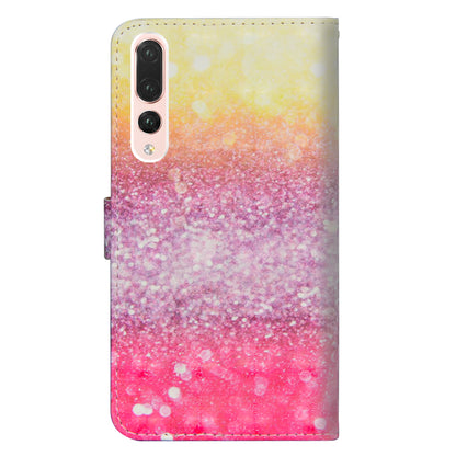 Pattern Printing Wallet Stand Leather Flip Casing for Huawei P20 Pro