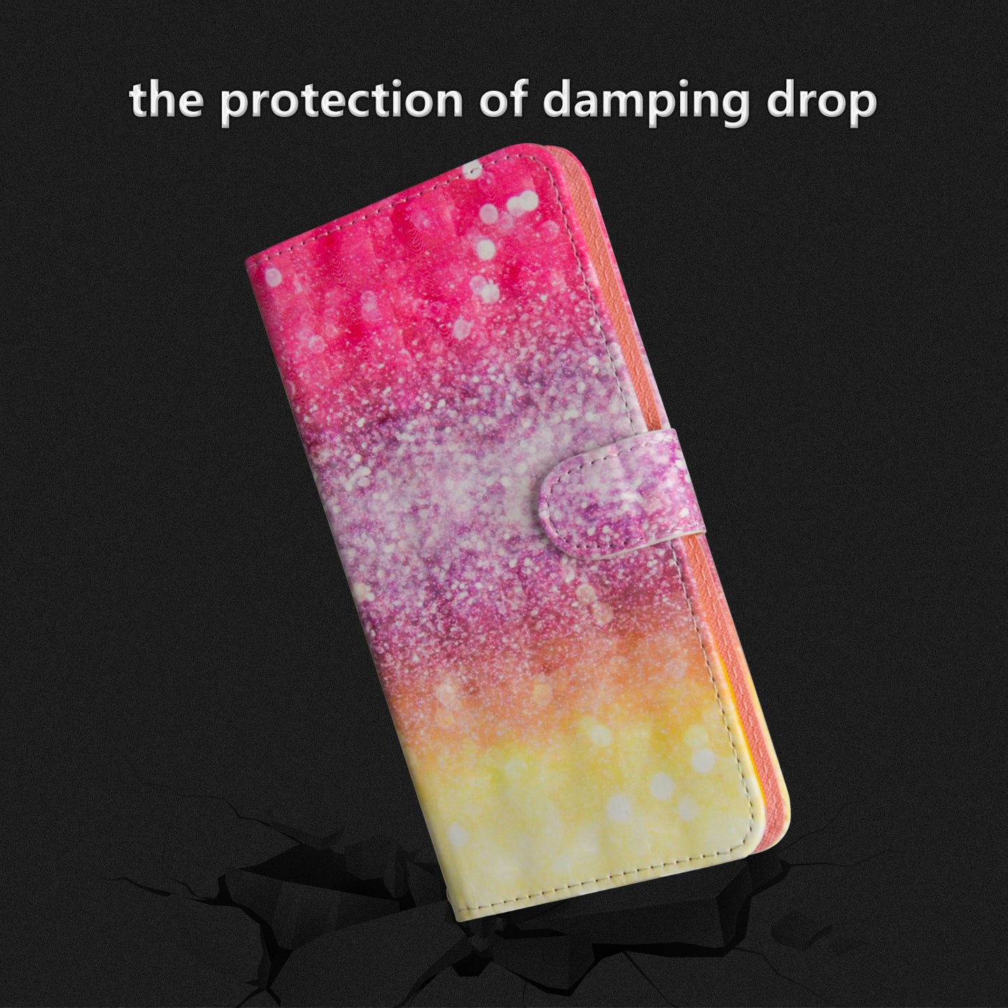 Pattern Printing Wallet Stand Leather Flip Casing for Huawei P20 Pro