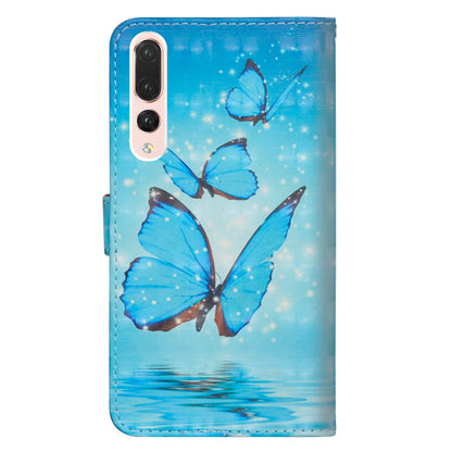 Pattern Printing Wallet Stand Leather Flip Casing for Huawei P20 Pro