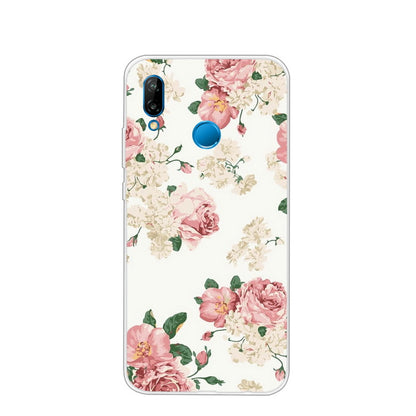 Pattern Printing TPU Mobile Phone Case for Huawei P20 Lite / Nova 3e