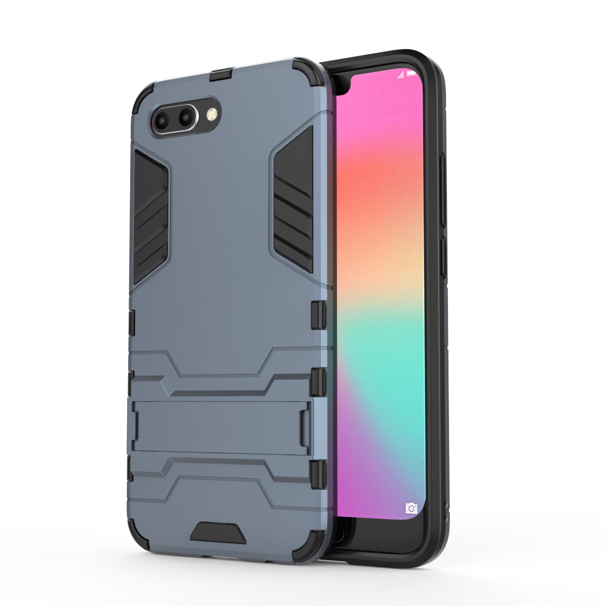 Plastic + TPU Hybrid Case with Kickstand for Huawei Honor 10