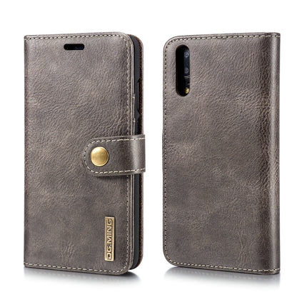 DG.MING For Huawei P20 Protective Phone Case Detachable 2 in 1 Leather Shell Shockproof Flip Cover with Wallet