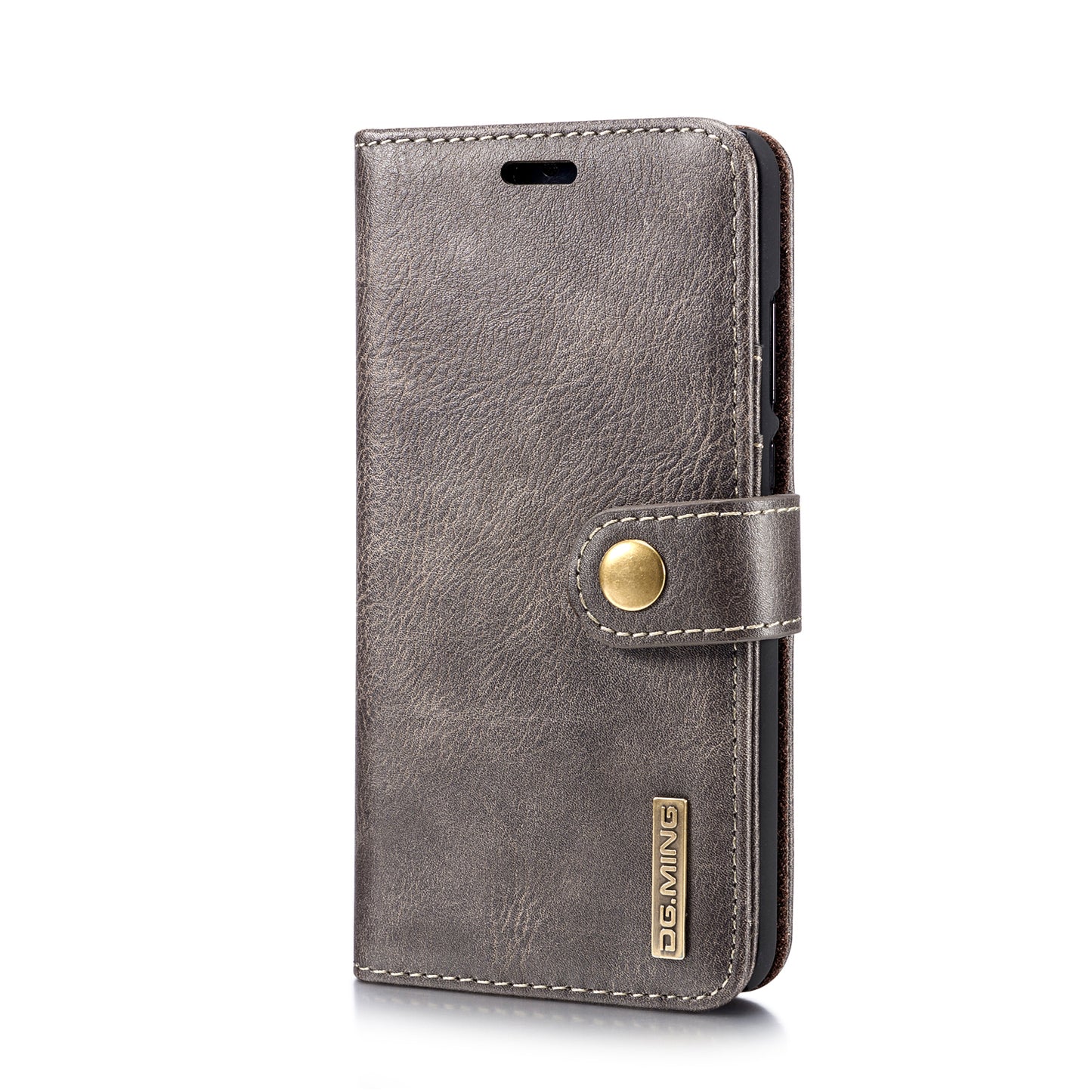 DG.MING For Huawei P20 Protective Phone Case Detachable 2 in 1 Leather Shell Shockproof Flip Cover with Wallet