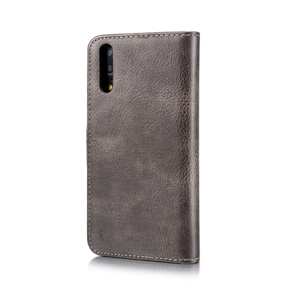 DG.MING For Huawei P20 Protective Phone Case Detachable 2 in 1 Leather Shell Shockproof Flip Cover with Wallet