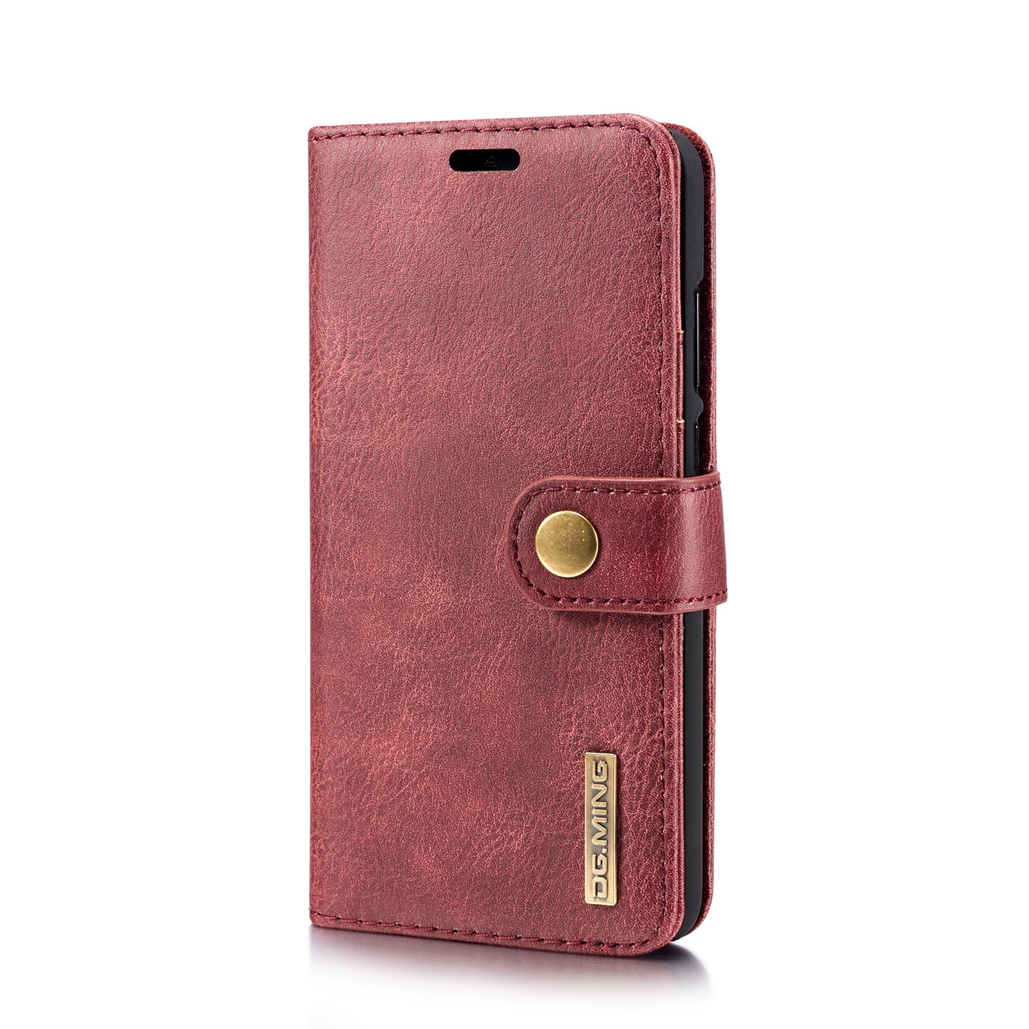 DG.MING For Huawei P20 Protective Phone Case Detachable 2 in 1 Leather Shell Shockproof Flip Cover with Wallet