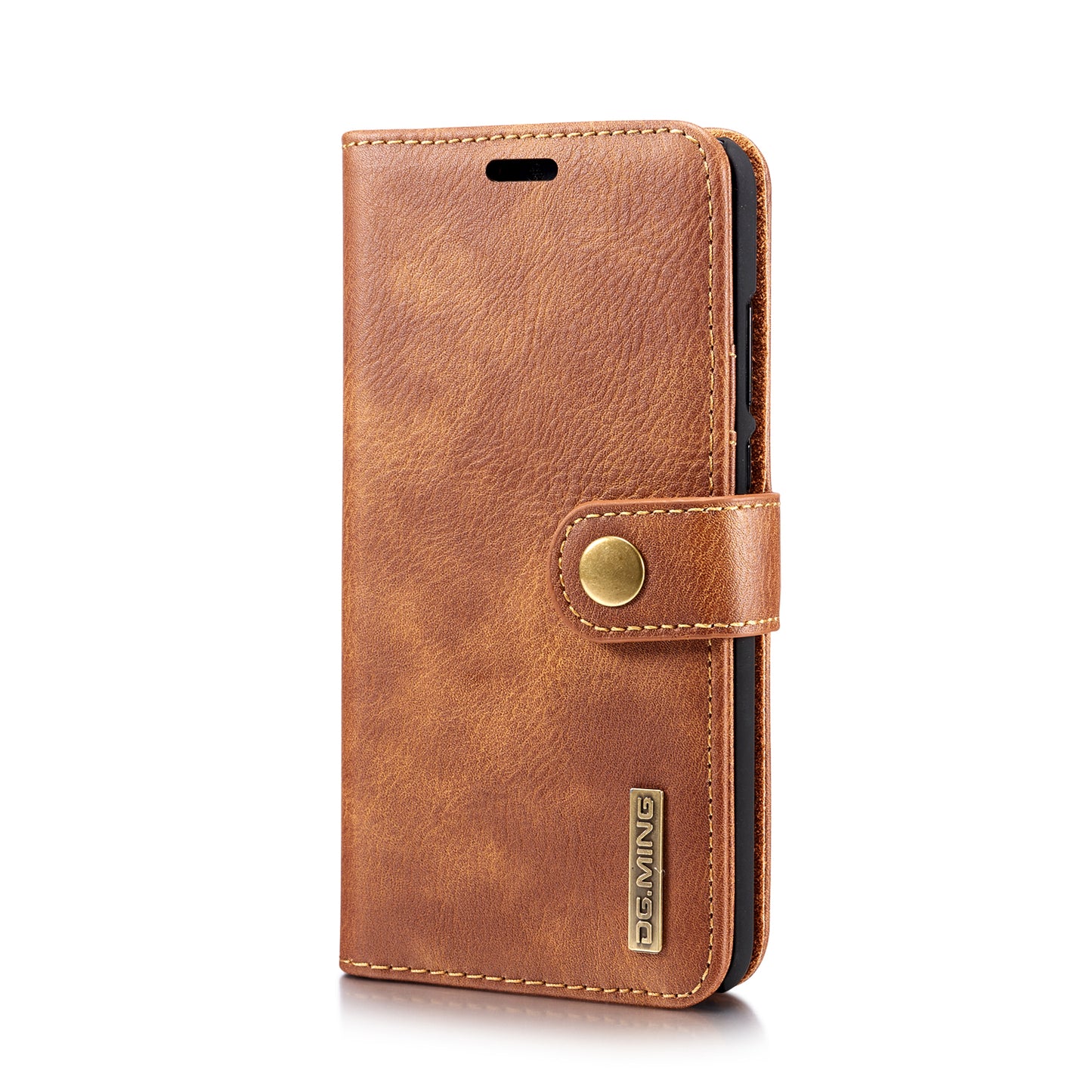 DG.MING For Huawei P20 Protective Phone Case Detachable 2 in 1 Leather Shell Shockproof Flip Cover with Wallet