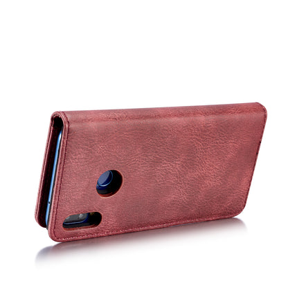 DG.MING For Huawei P20 Lite / Nova 3e Detachable 2-in-1 Anti-scratch Split Leather Wallet + PC Back Case