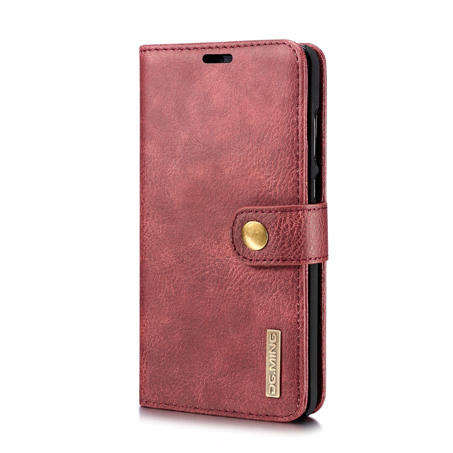 DG.MING For Huawei P20 Pro Detachable 2-in-1 Anti-scratch Split Leather Wallet Shell + PC Back Case